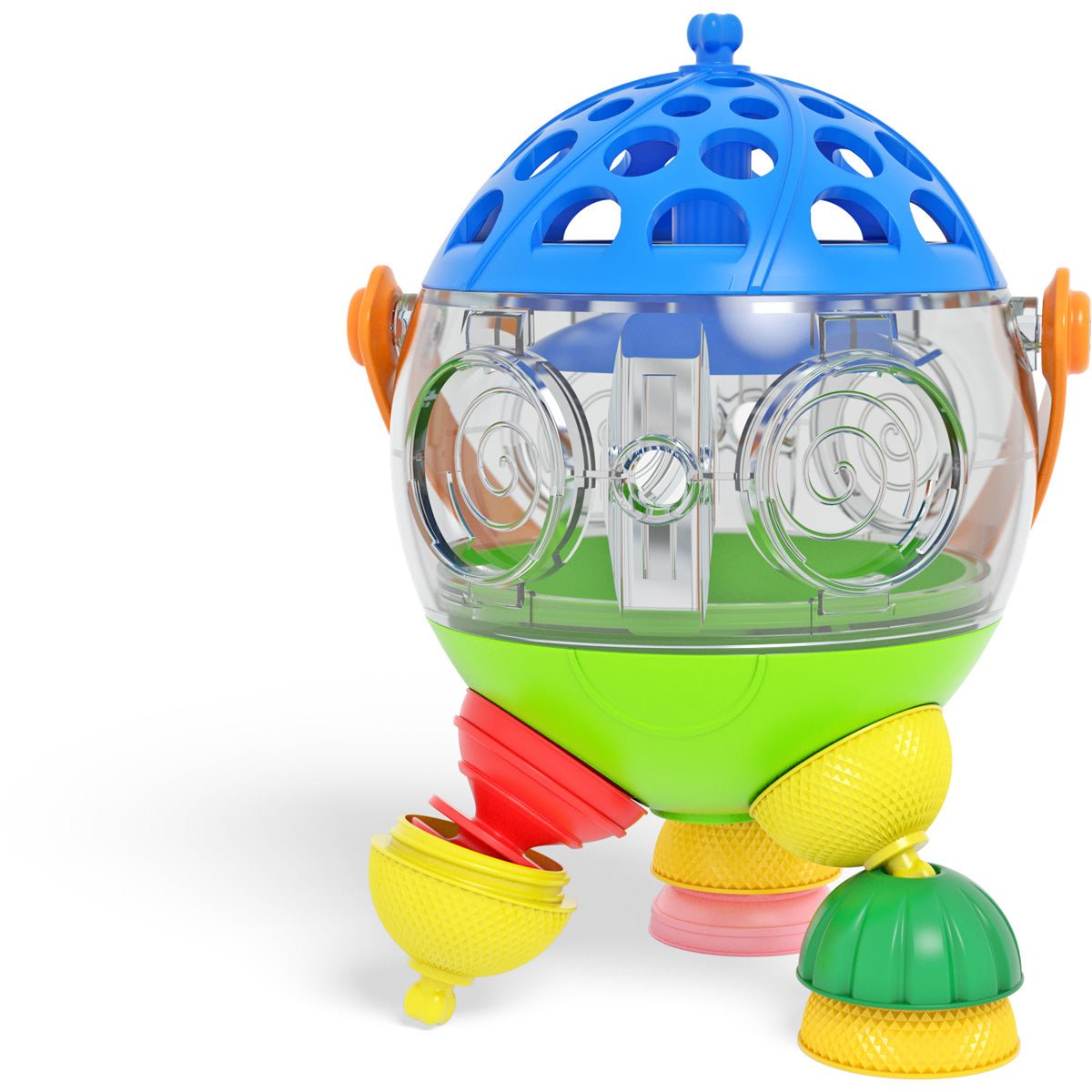 Lalaboom - Lalaboom – Plonsbal en educatieve kralen (12 stuks) - Playlaan