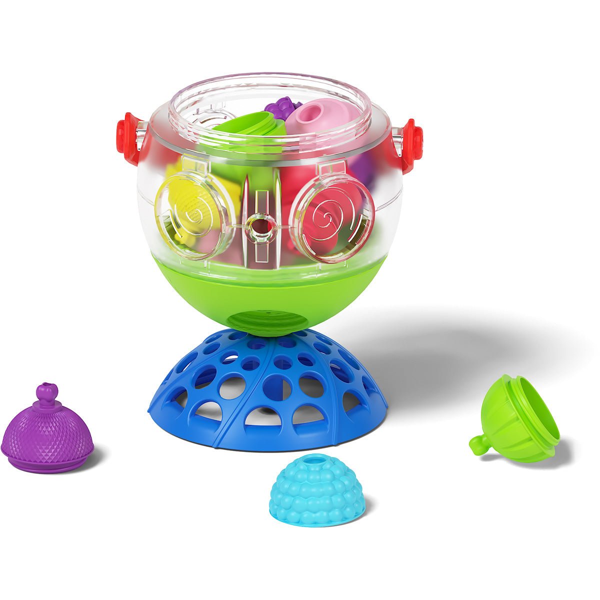 Lalaboom - Lalaboom – Plonsbal en educatieve kralen (12 stuks) - Playlaan