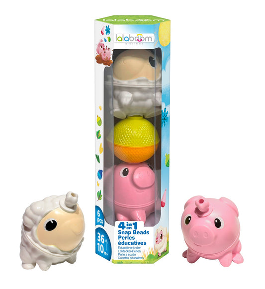 Lalaboom - Lalaboom - Set dieren (6 st) Schaap en Varken - Playlaan