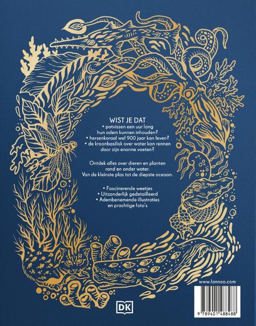 Lannoo - Lannoo - Het dikke boek van alles wat leeft in het water Sam Hume - Playlaan