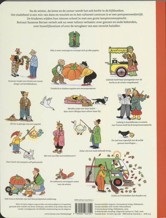 Lannoo - Lannoo - Het is herfst Kijk - en zoekboek - Rotraut Susanne Berner - Playlaan