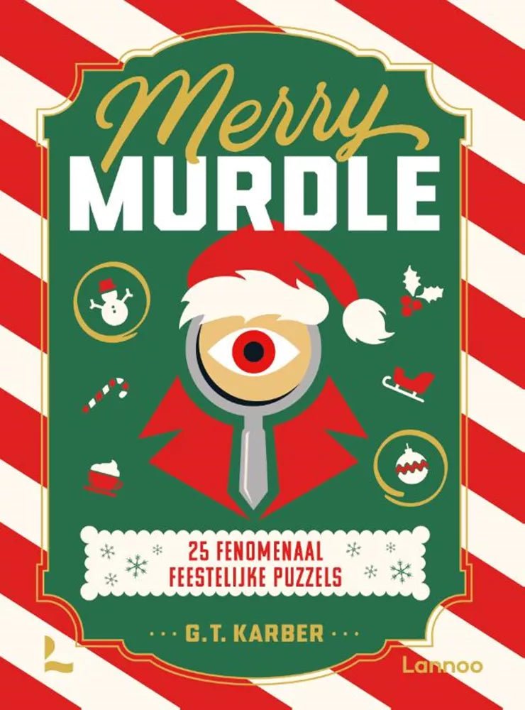 Lannoo - Merry Murdle - 25 fenomenaal feestelijke puzzels - Playlaan
