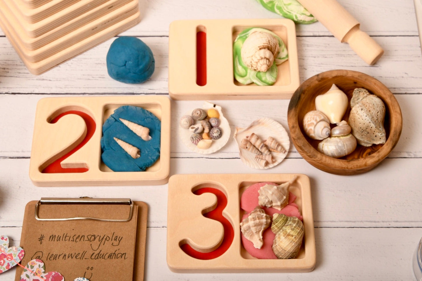 Learn Well - Learn Well - Number Trays 1 - 9 - Playlaan