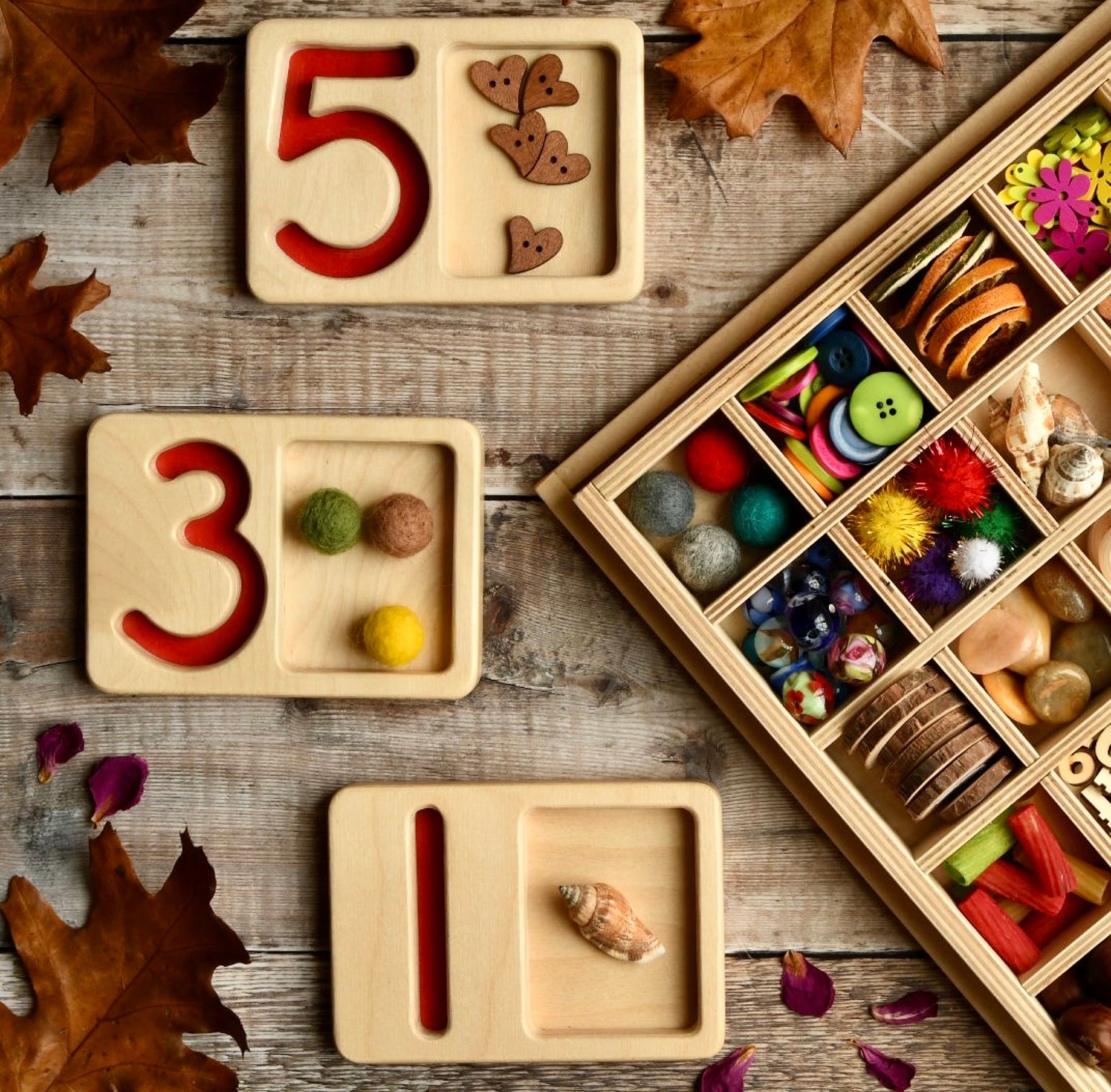 Learn Well - Learn Well - Number Trays 1 - 9 - Playlaan