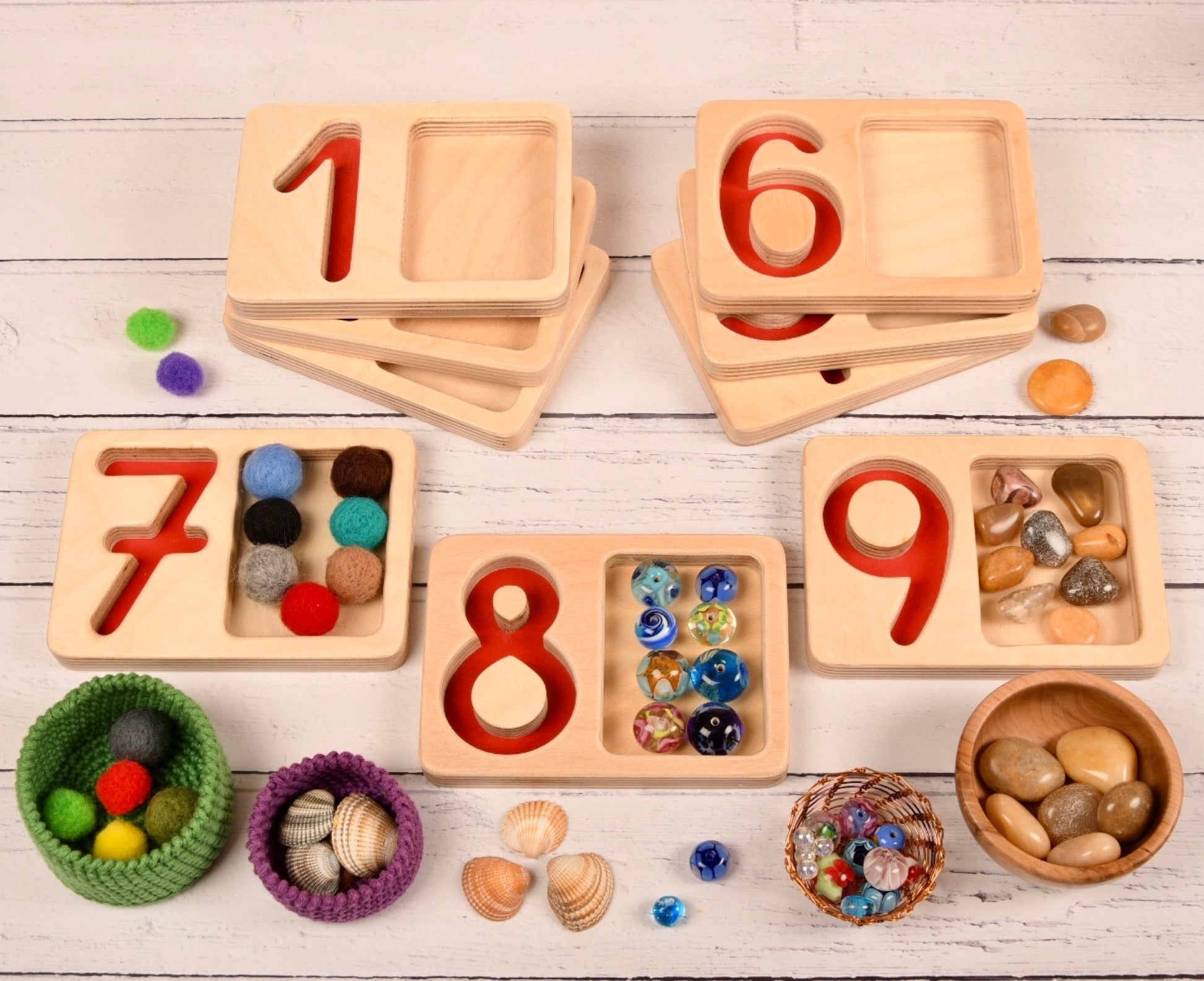 Learn Well - Learn Well - Number Trays 1 - 9 - Playlaan