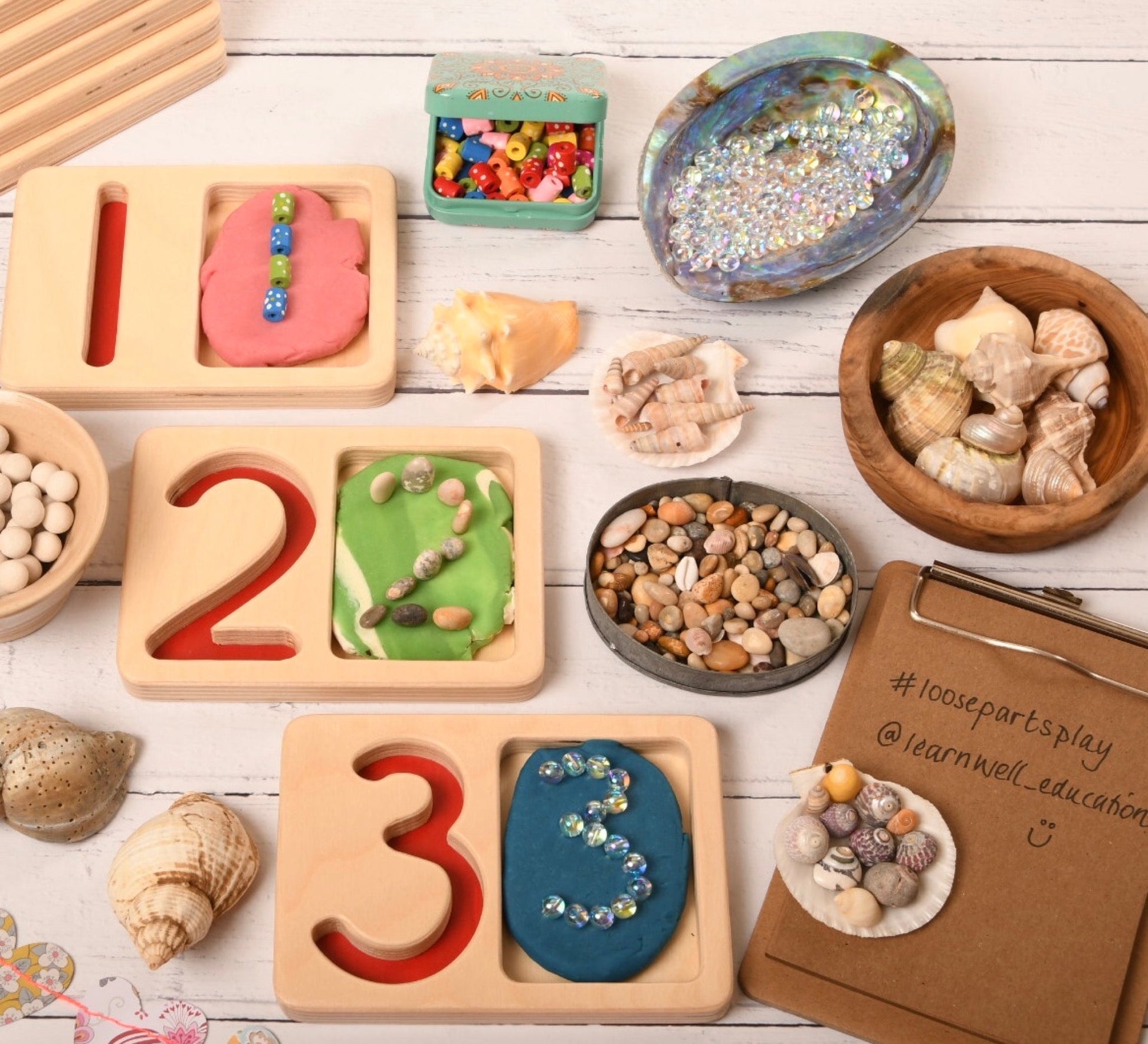 Learn Well - Learn Well - Number Trays 1 - 9 - Playlaan