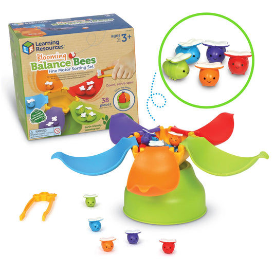 Learning Resources - Blooming Balance Bijen - Fijnmotor Sorteerspel - Playlaan