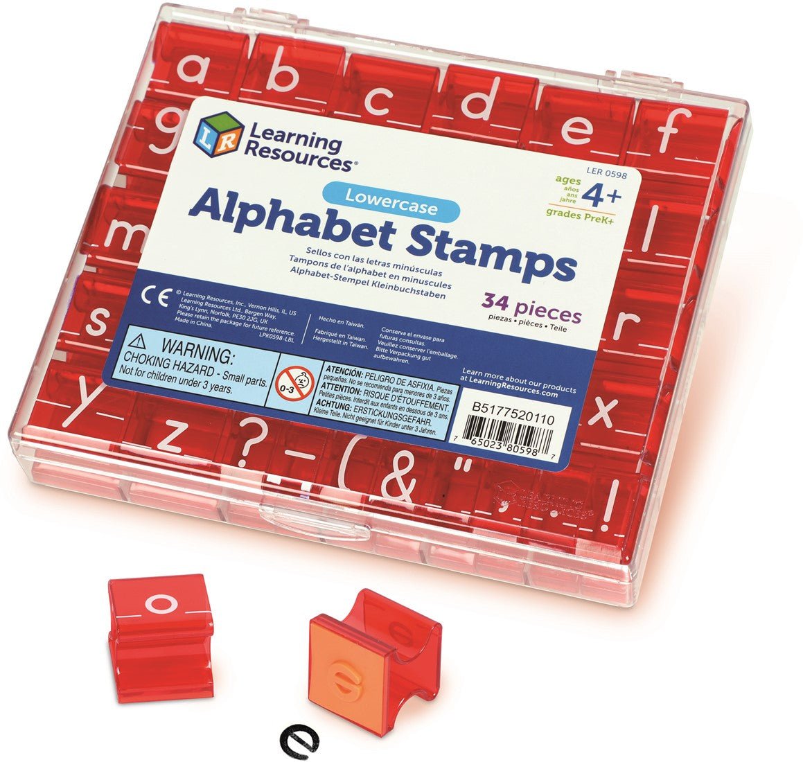 Learning Resources - Learning Resources - Alfabet stempels kleine letters incl. opbergdoos - Playlaan