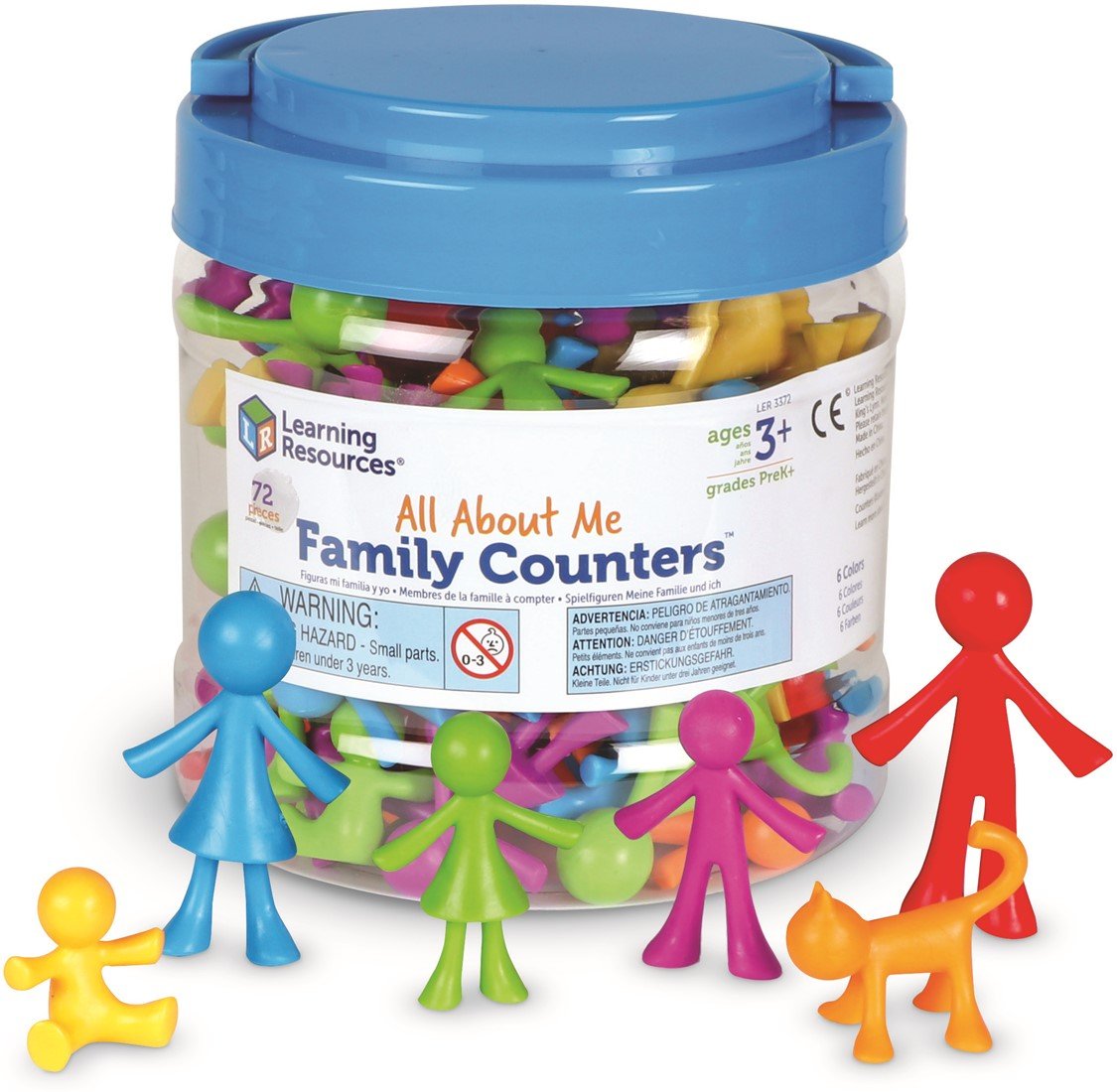 Learning Resources - Learning Resources - All About Me Family Counters (Set of 72) - Playlaan