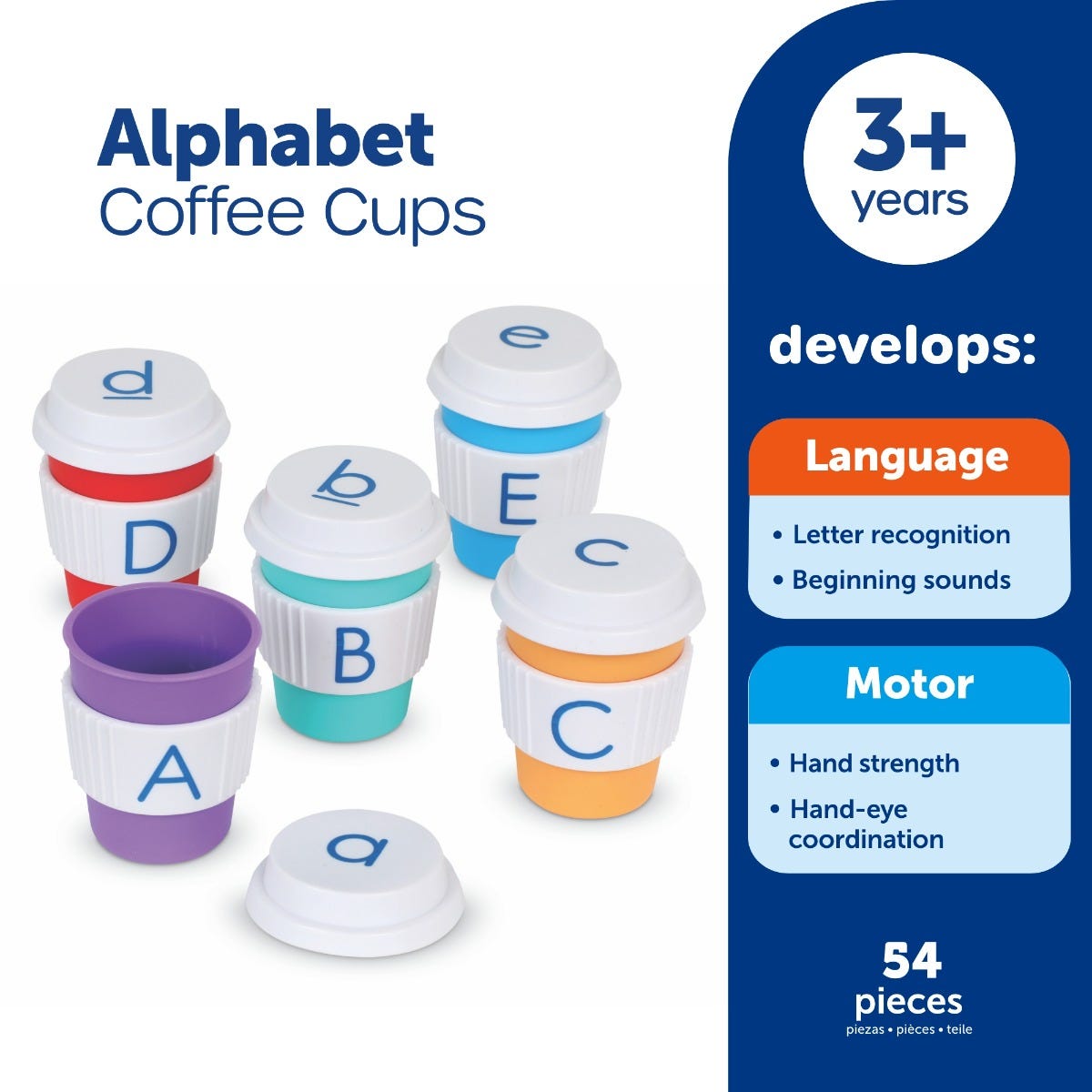Learning Resources - Learning Resources - Alphabet Coffee Cups - Playlaan
