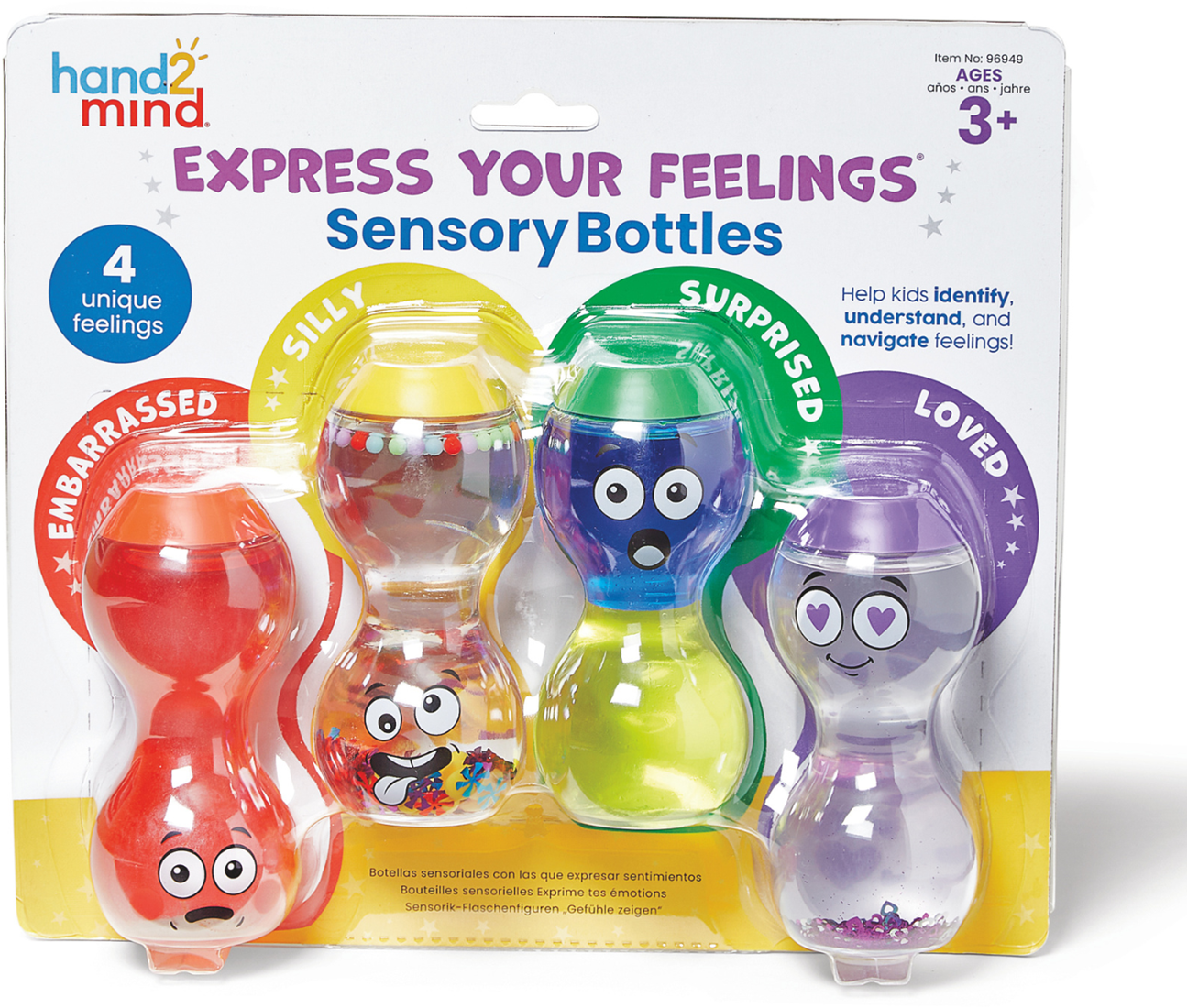 Learning Resources - Learning Resources - Emoties flessen 4st - Express Your Feelings - Playlaan