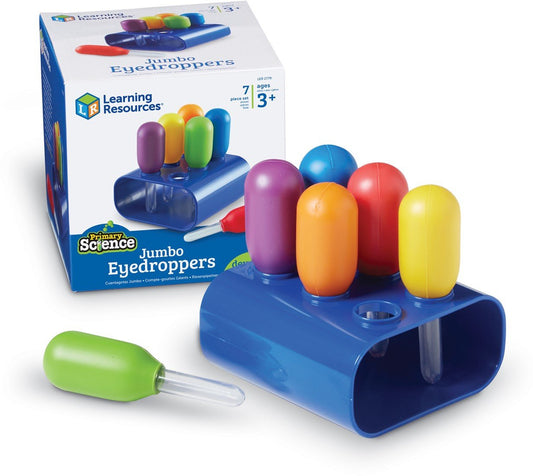 Learning Resources - Learning Resources - Jumbo pipetten met standaard - Primaire wetenschap - Playlaan