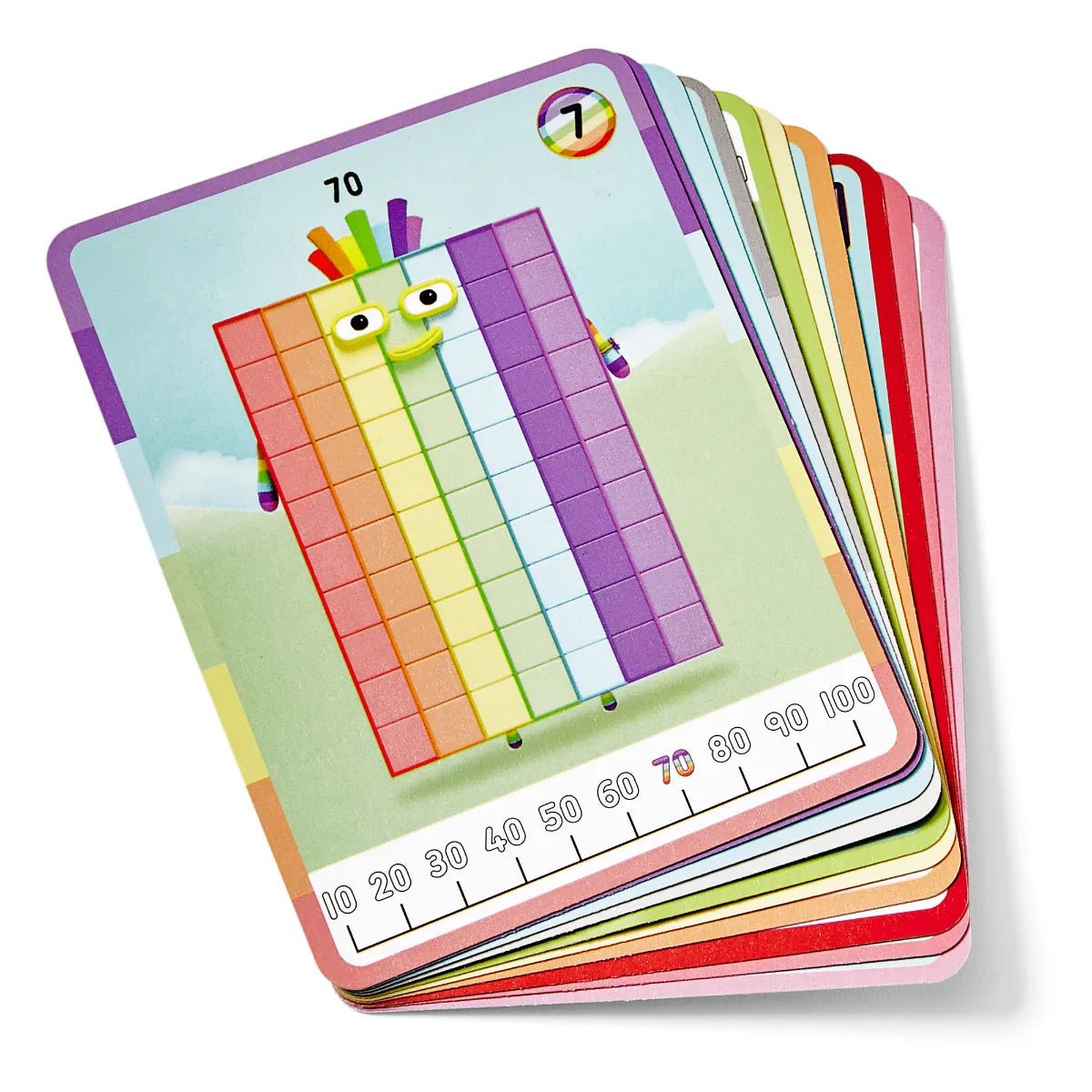 Learning Resources - Learning resources - Numberblocks MathLink Cubes activiteitenset 10 - 100 - Playlaan