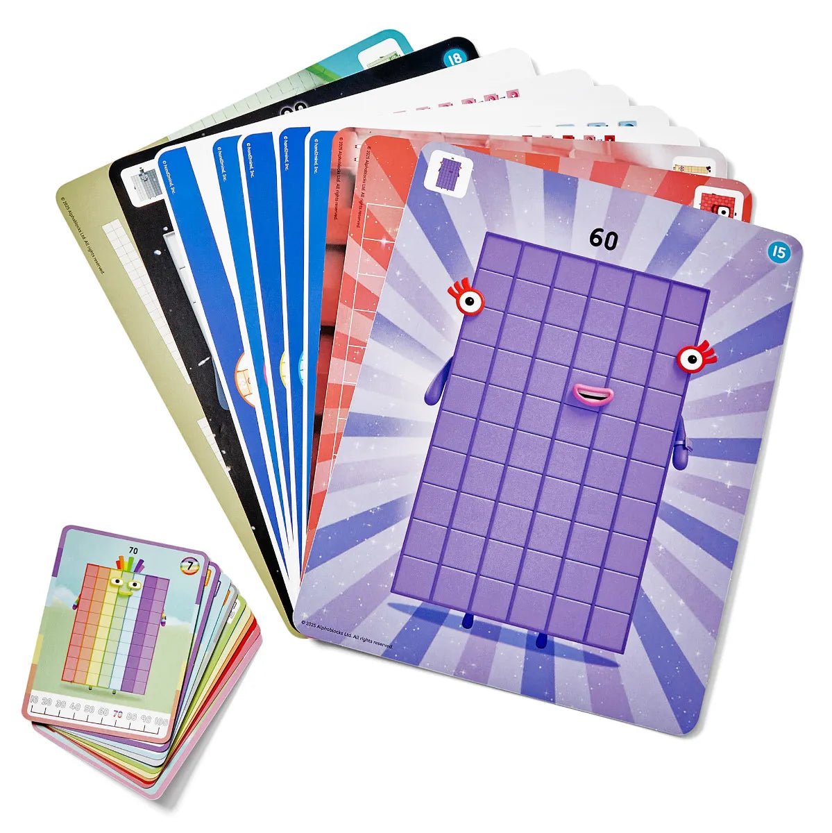 Learning Resources - Learning resources - Numberblocks MathLink Cubes activiteitenset 10 - 100 - Playlaan