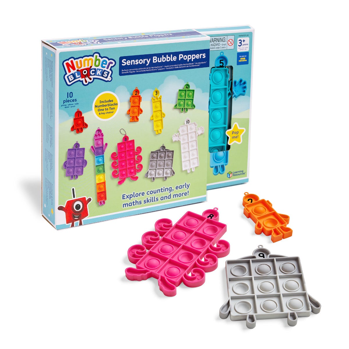 Learning Resources - Learning Resources - Numberblocks Sensory Bubble Poppers - Playlaan