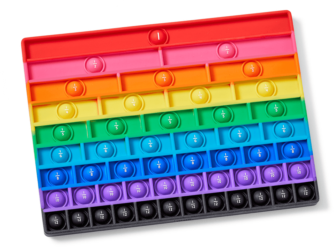 Learning Resources - Learning Resources - Rainbow Fraction Sensory Bubble Popper - Playlaan
