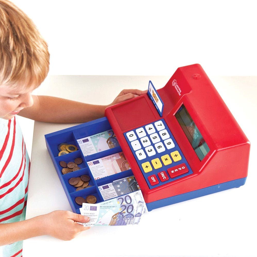 Learning Resources - Learning Resources - Rekenmachine Kassa met Eurogeld Pretend & Play - Playlaan