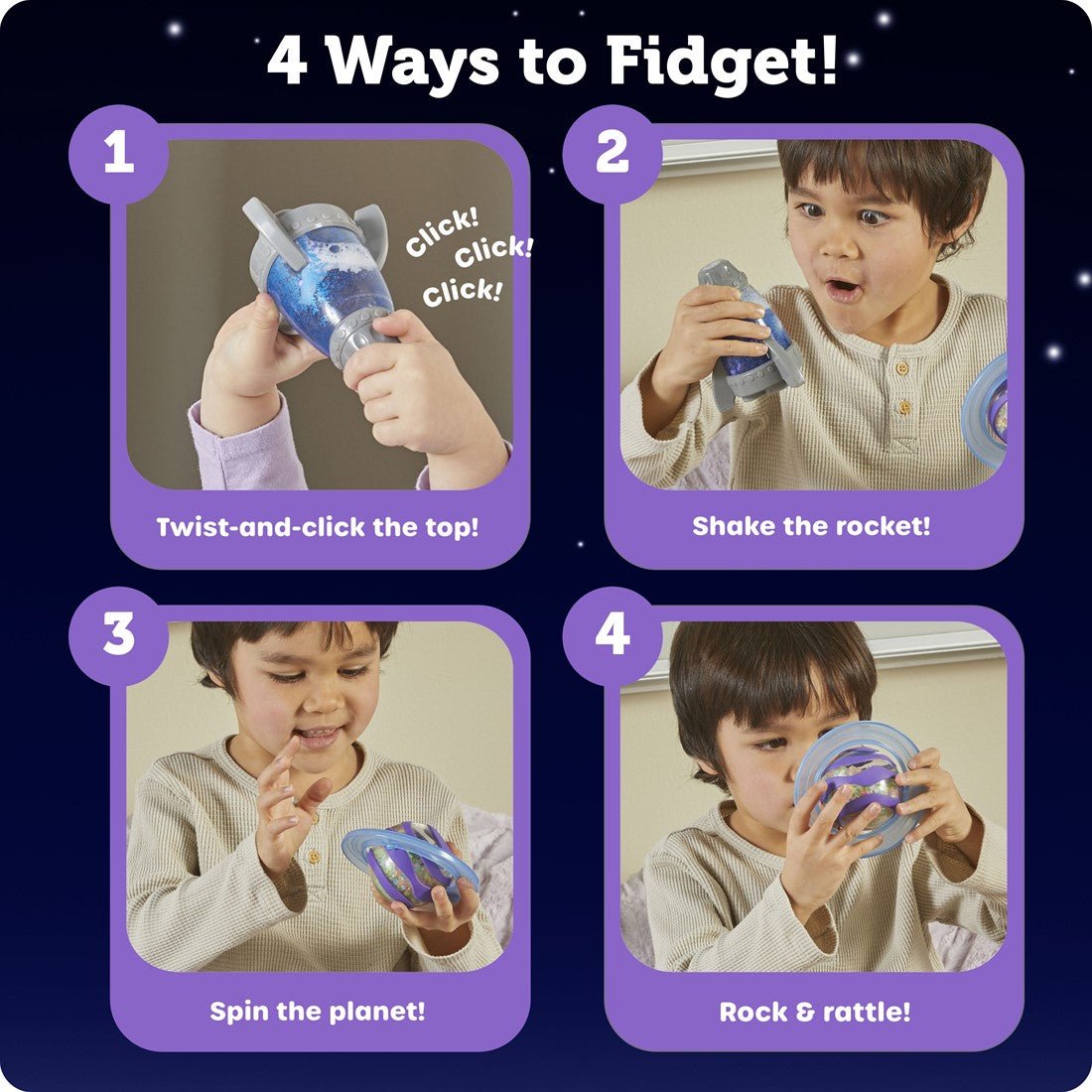 Learning Resources - Learning Resources - Sensorische fidgetset - Ruimte - Playlaan