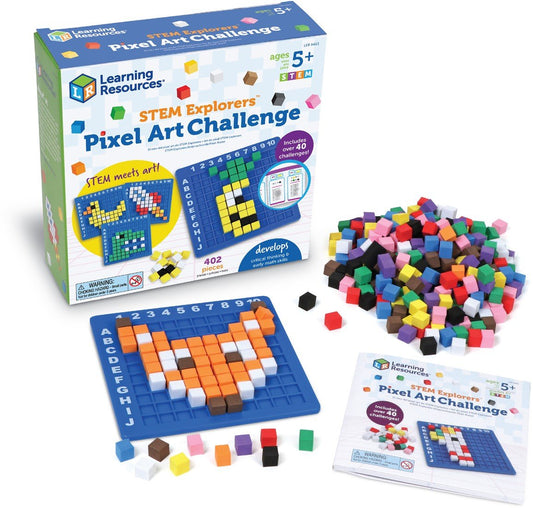 Learning Resources - Learning Resources - STEM Explorers Pixel Art Challenge - Playlaan