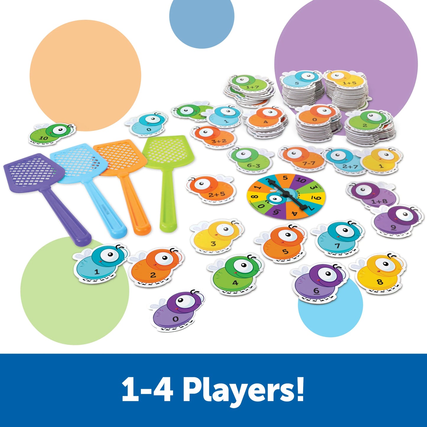 Learning Resources - Math Swatters - Optellen en Aftrekken Spel - Playlaan