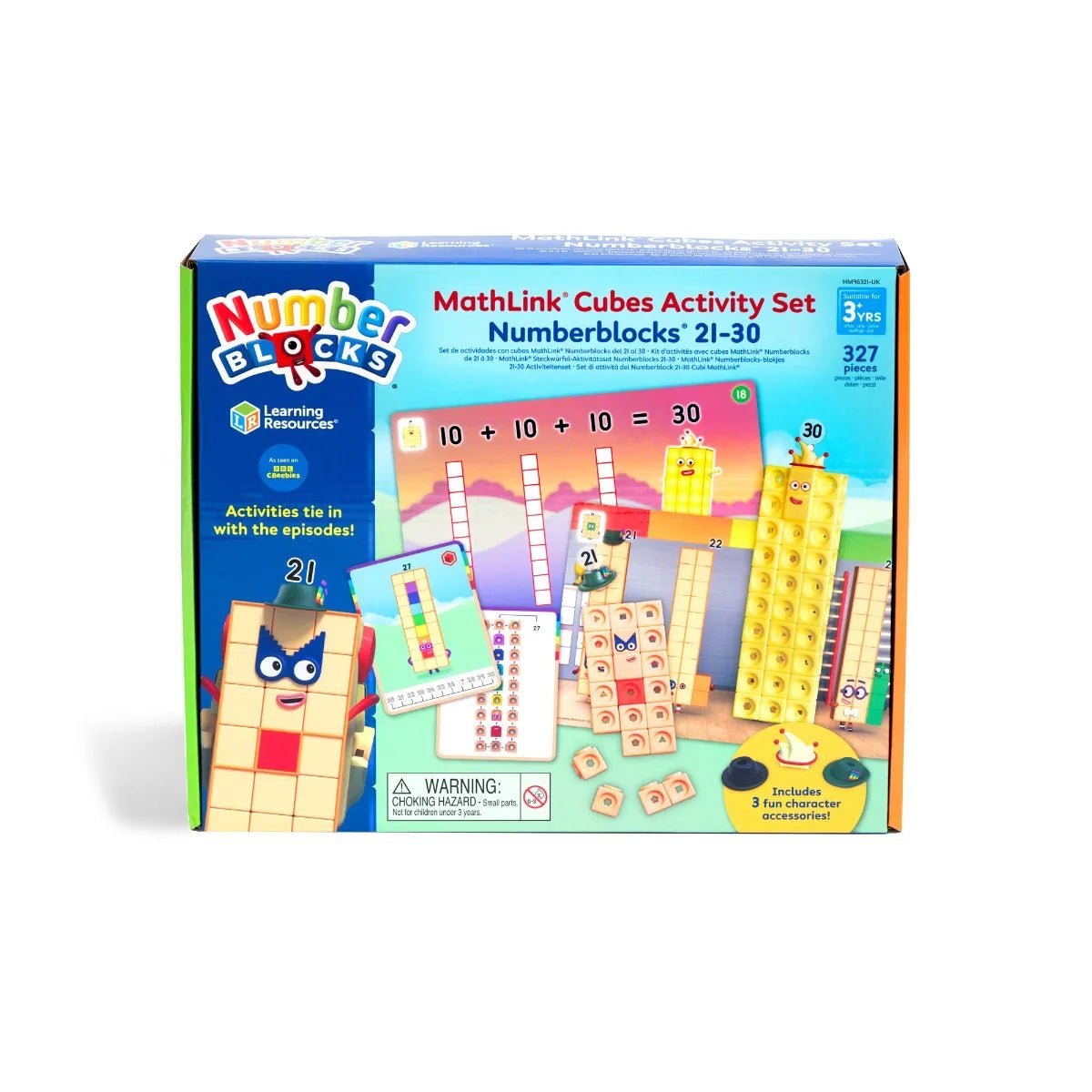 Learning Resources - Mathlink Kubussen Numberblocks 21 - 30 - Playlaan