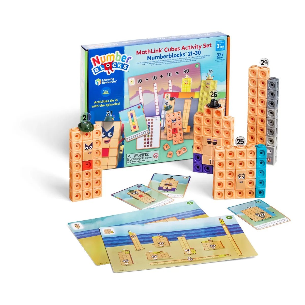 Learning Resources - Mathlink Kubussen Numberblocks 21 - 30 - Playlaan