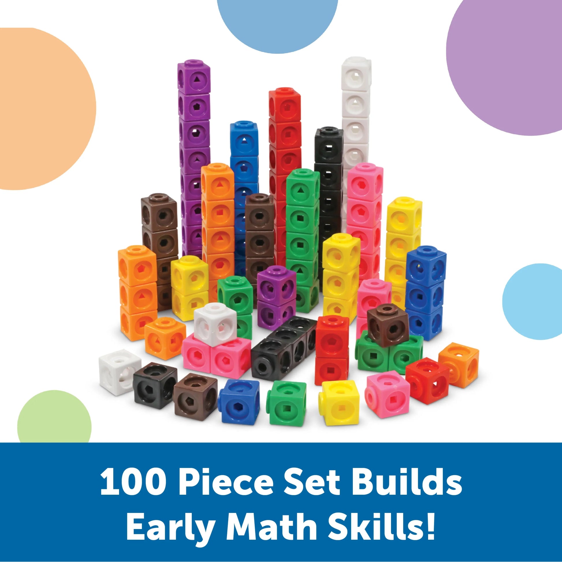 Learning Resources - Mathlink ® Kubussen Set van 100 - Playlaan