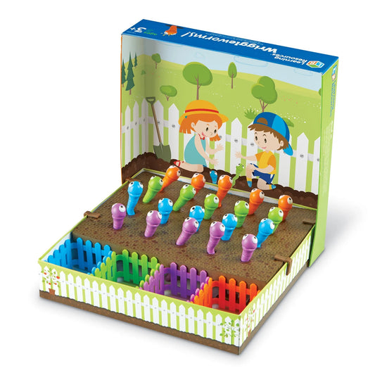 Learning Resources - Wrikkel Wormen - Fijnmotor Activiteitenset - Playlaan