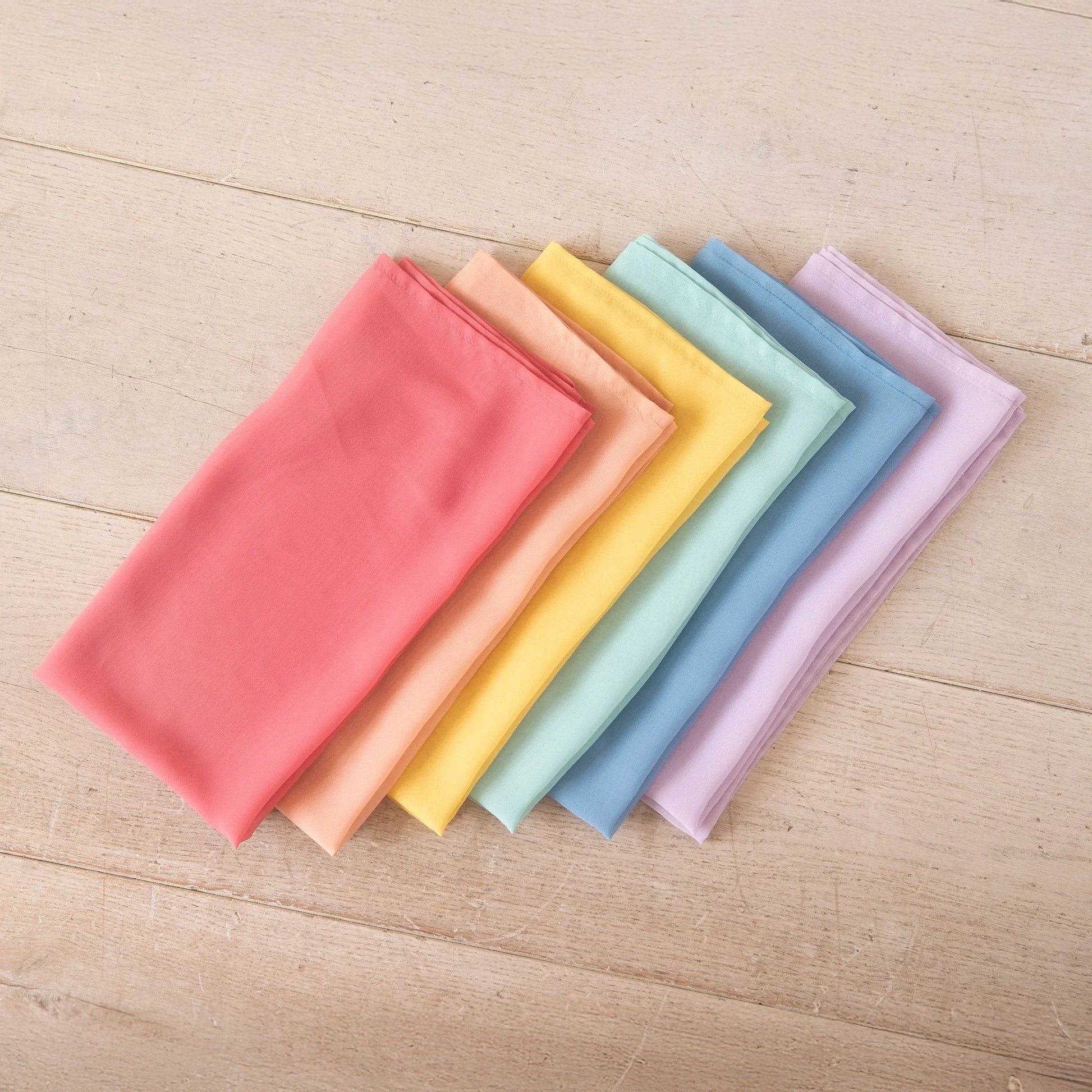 Little Botanic label - Little Botanic label - Playcycle speeldoek set 6 - delig 30cm - Pastel - Playlaan