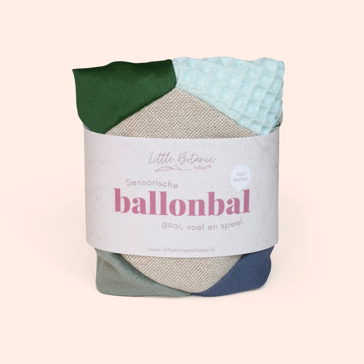 Little Botanic label - Little Botanic label - Sensorische Ballonbal - Green Jeans - Playlaan