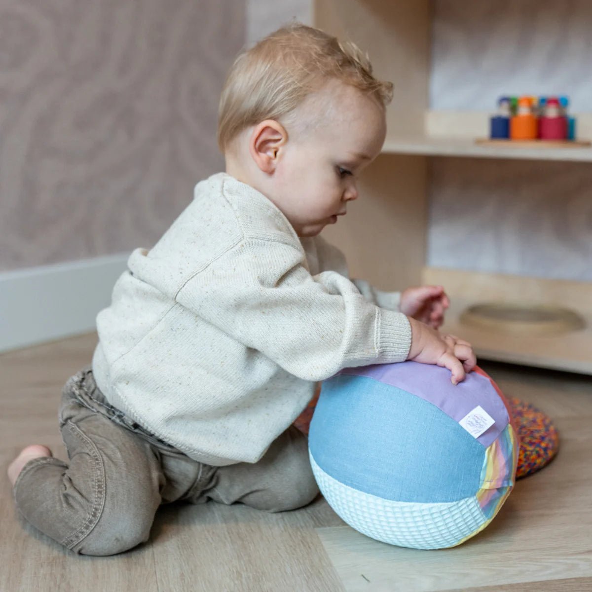 Little Botanic label - Little Botanic label - Sensorische Ballonbal - Pastel - Playlaan