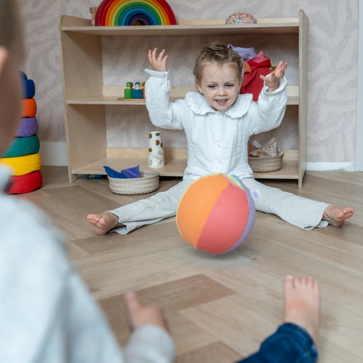 Little Botanic label - Little Botanic label - Sensorische Ballonbal - Regenboog - Playlaan