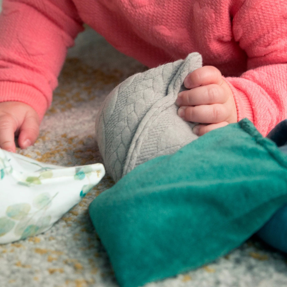 Little Botanic label - Little Botanic label - Sensorische pittenzakjes - Green Jeans - 6 stuks - Playlaan