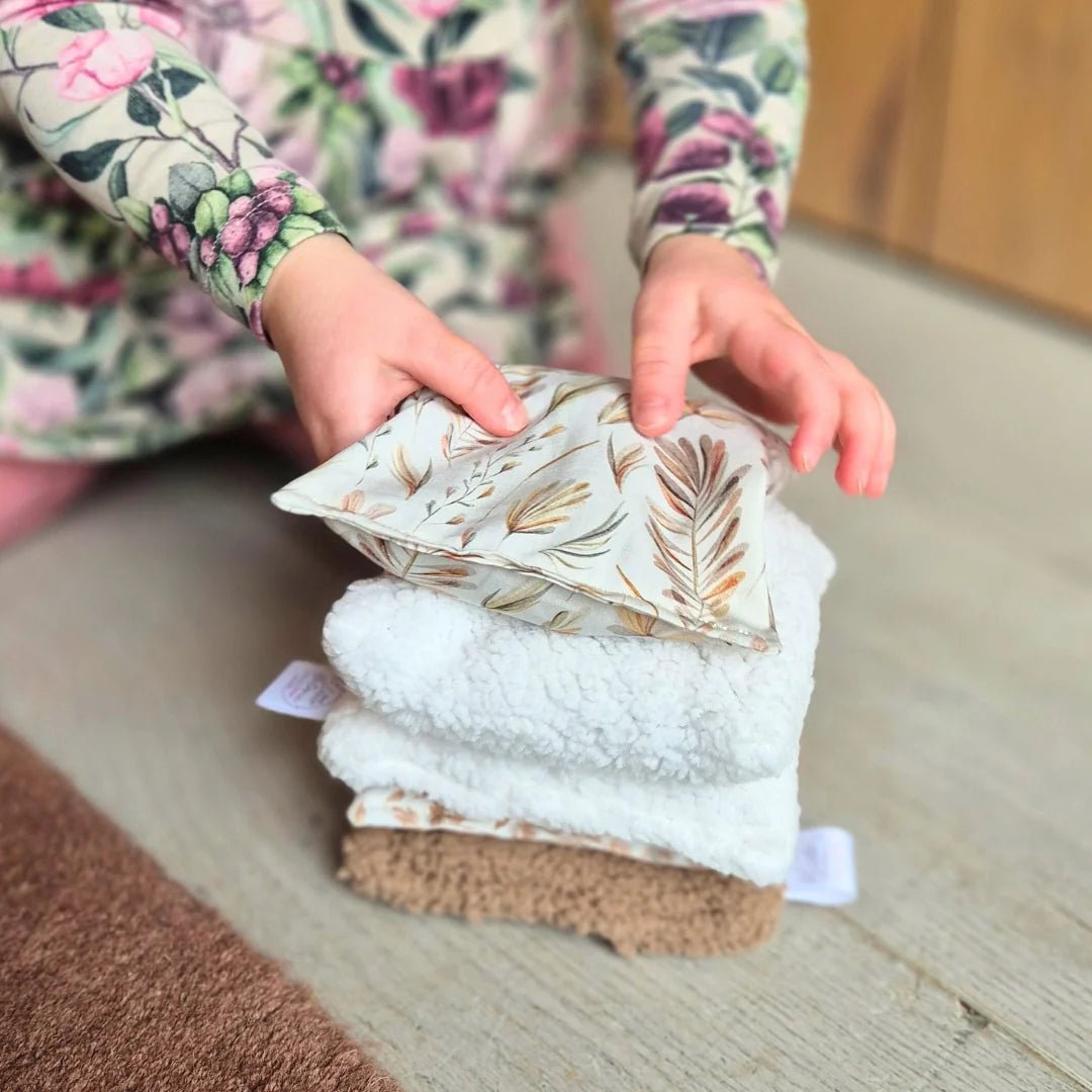 Little Botanic label - Little Botanic label - Sensorische pittenzakjes - Nature - 6 stuks - Playlaan