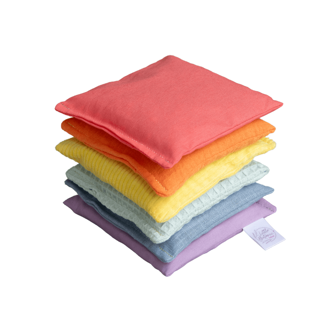 Little Botanic label - Little Botanic label - Sensorische Pittenzakjes - Pastel - Playlaan
