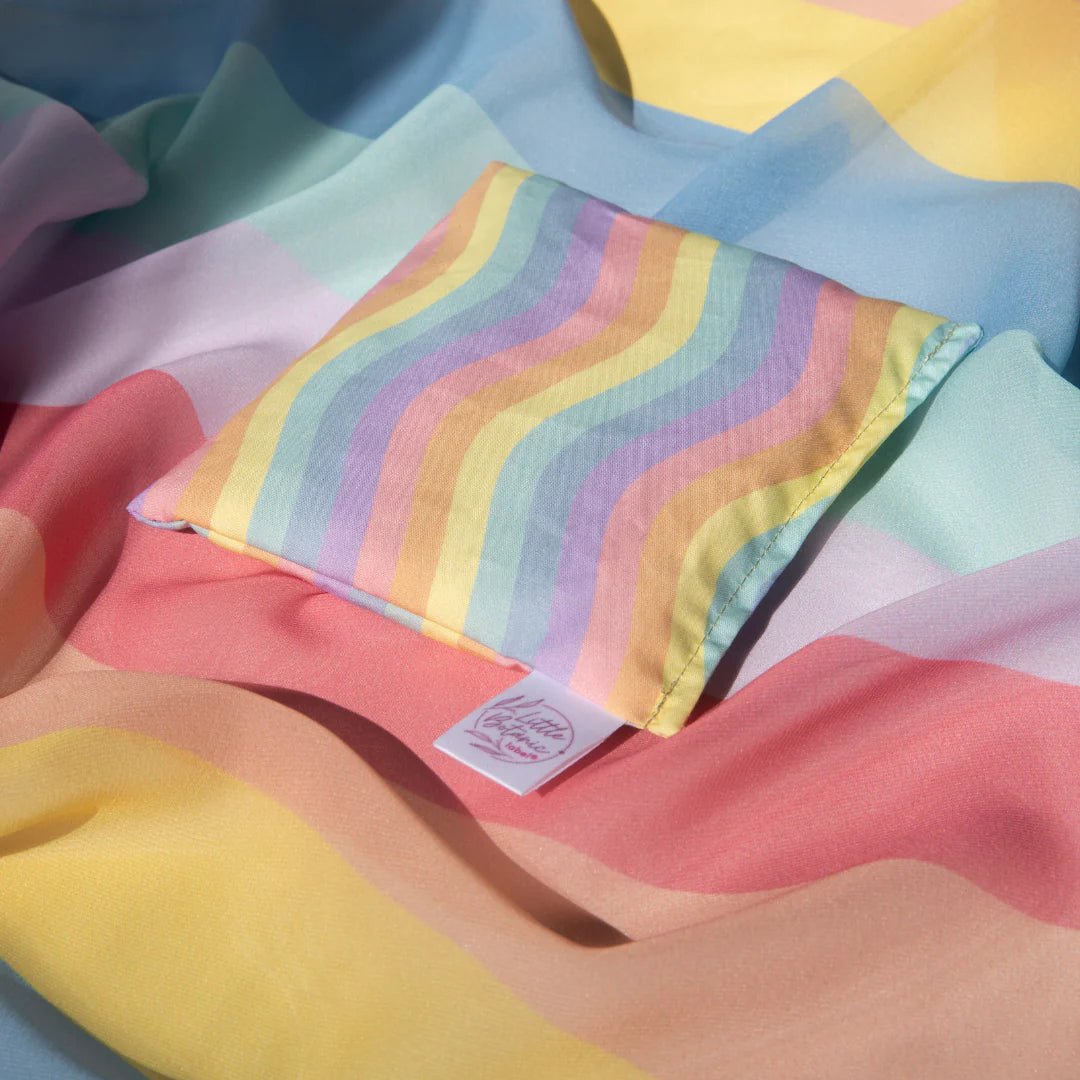 Little Botanic label - Little Botanic label - Sensorische pittenzakjes Pastel + Waves - set van 7 - Playlaan