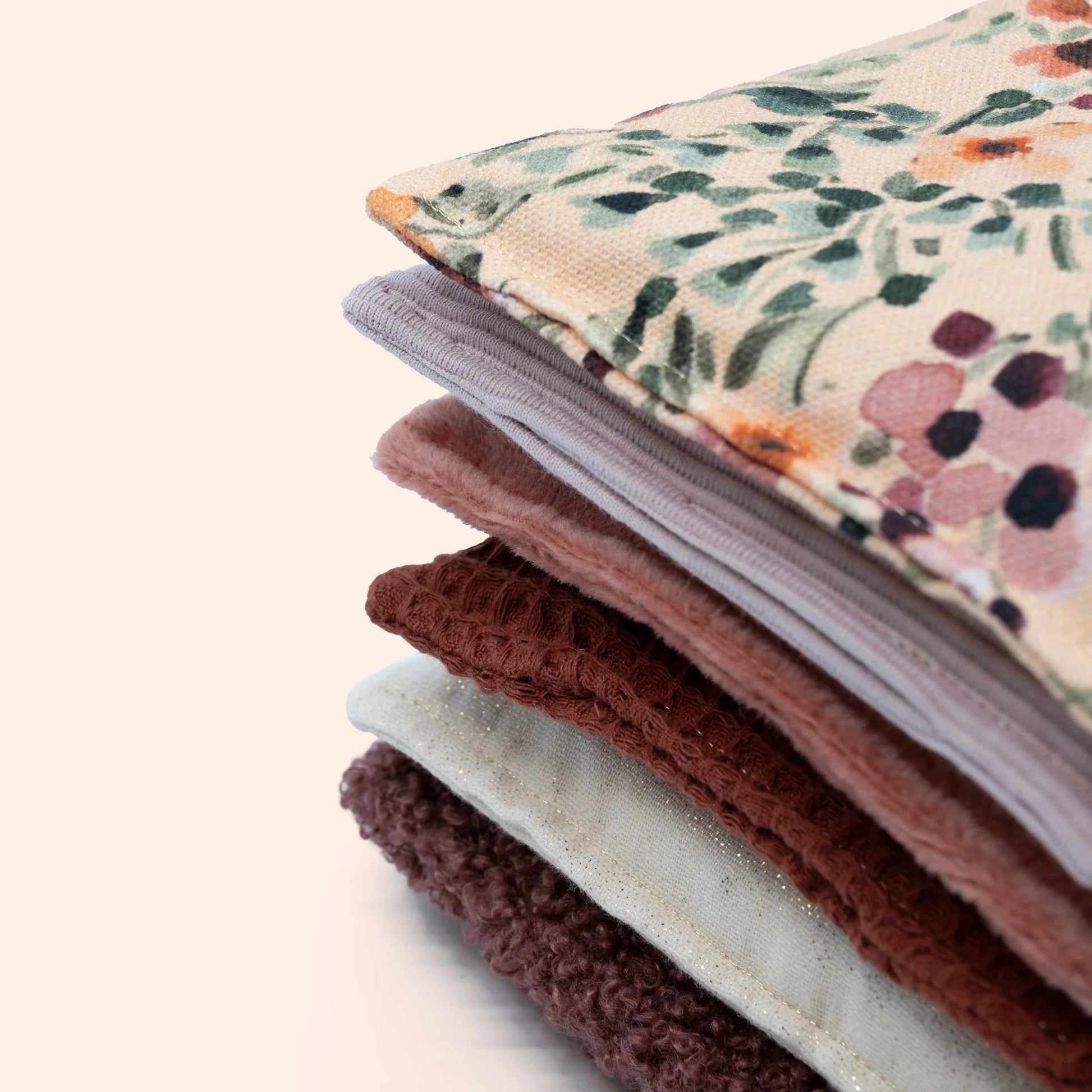 Little Botanic label - Little Botanic label - Sensorische pittenzakjes - Rouge 6st - Playlaan