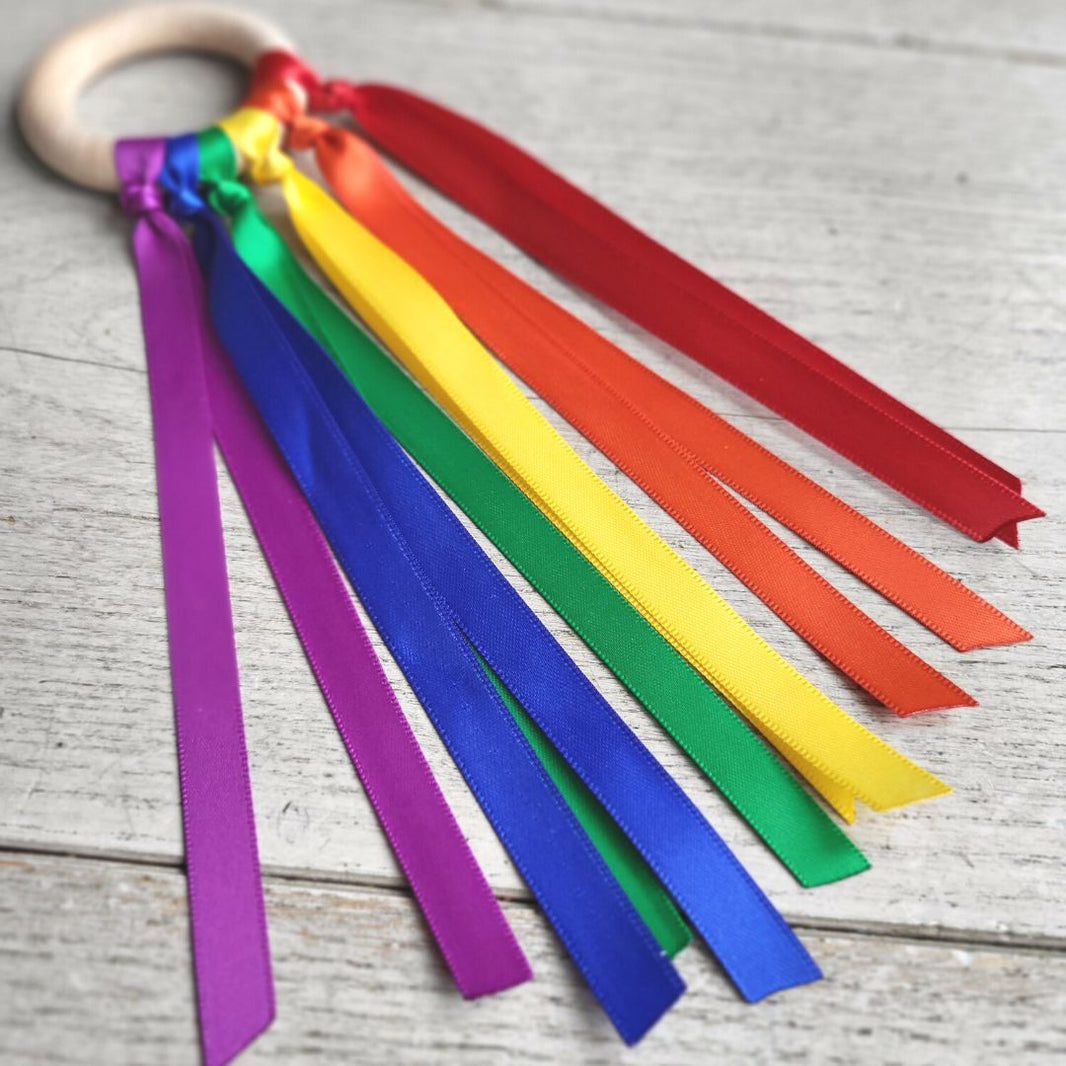 Little Botanic label - Sensorische Handvlieger - Regenboog - Playlaan