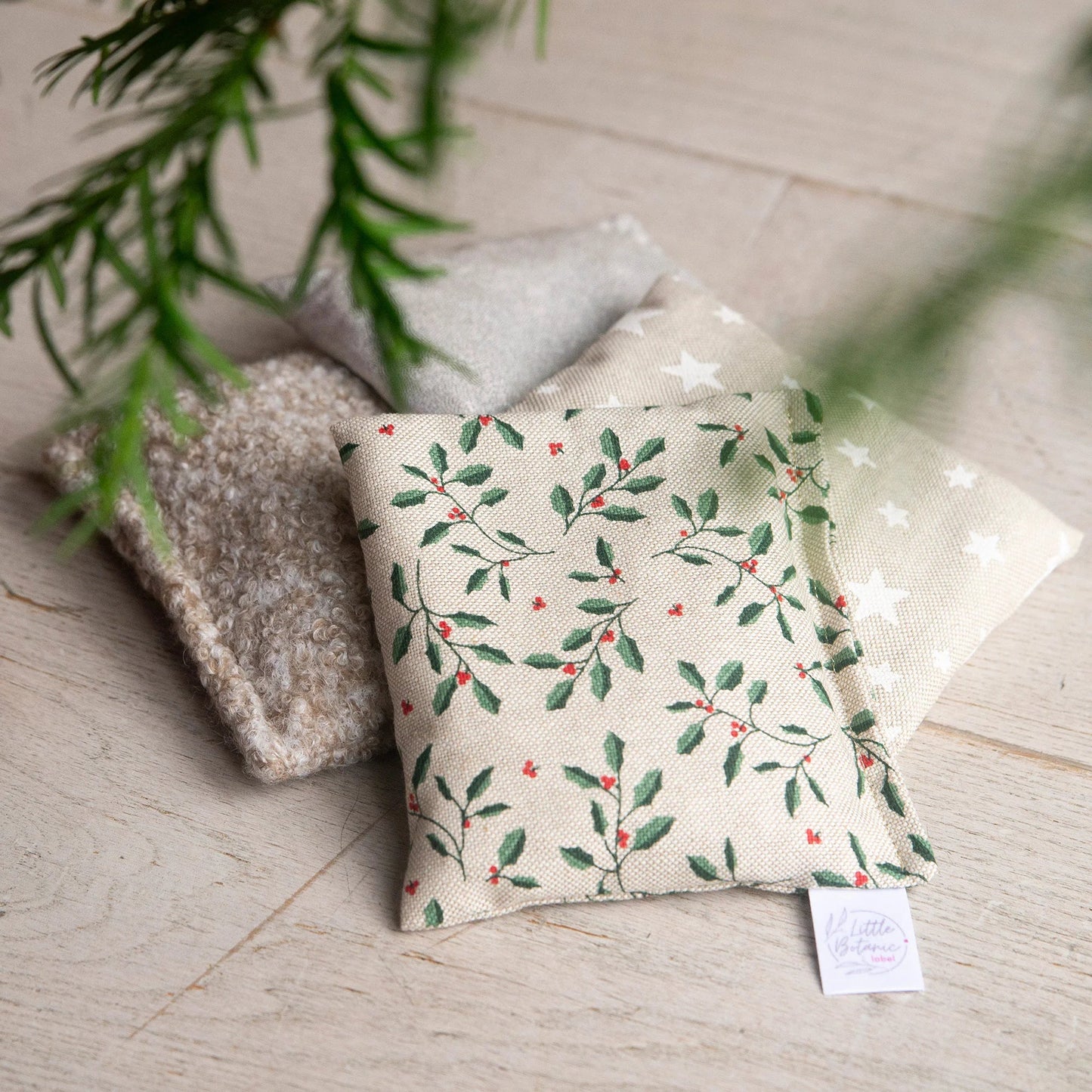 Little Botanic label - Sensorische Pittenzakjes Christmas Sparkles (limited edition) - Playlaan