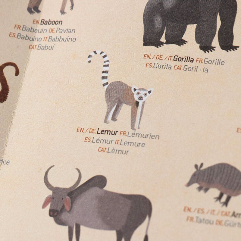Londji - Londji - Activity - ANIMAL WORLD Poster&Stickers - Playlaan