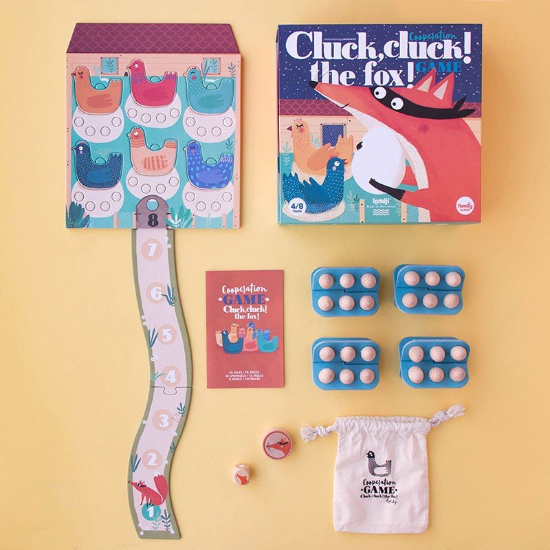 Londji - Londji - Family Game - CLUCK,CLUCK! THE FOX! - Playlaan