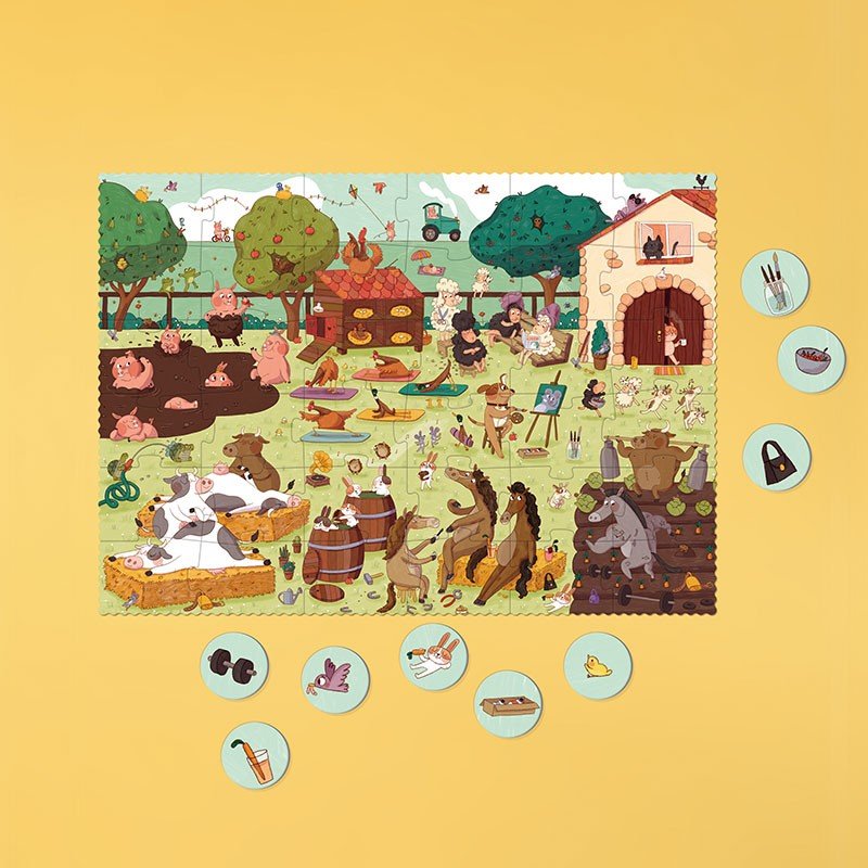 Londji - Londji - Puzzle - FARMTASTIC - Playlaan