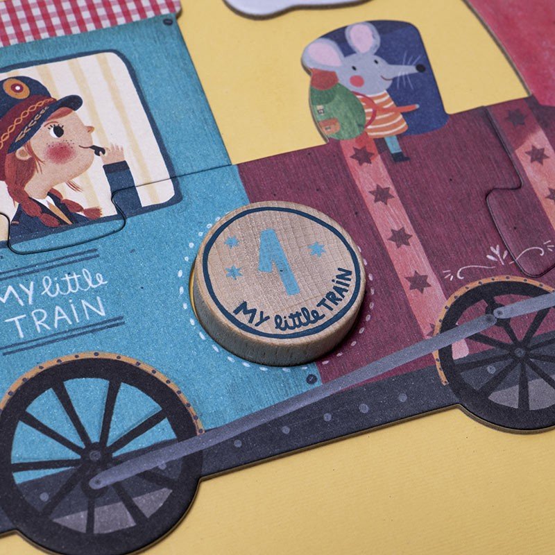 Londji - Londji - Puzzle - MY LITTLE TRAIN - Playlaan