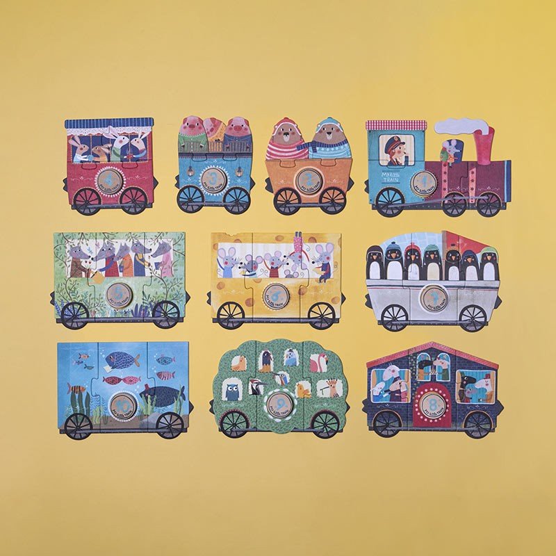 Londji - Londji - Puzzle - MY LITTLE TRAIN - Playlaan