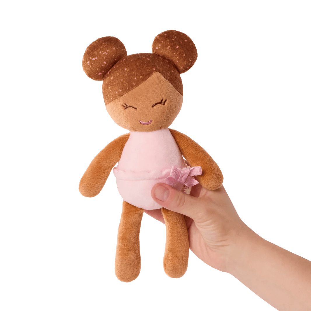LullaBaby - LullaBaby - Kleine Zachte Badpop – Donker Haar - Playlaan