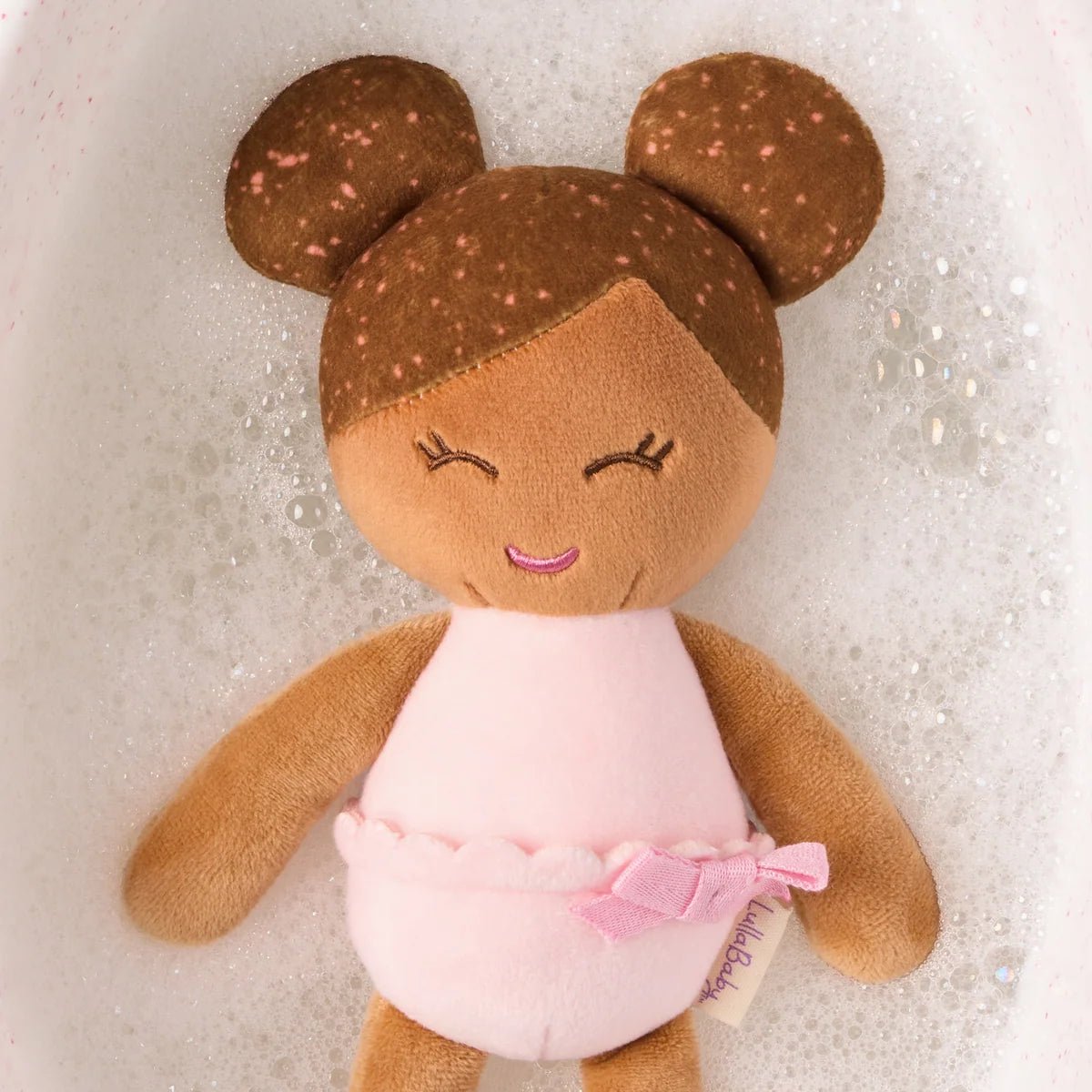 LullaBaby - LullaBaby - Kleine Zachte Badpop – Donker Haar - Playlaan