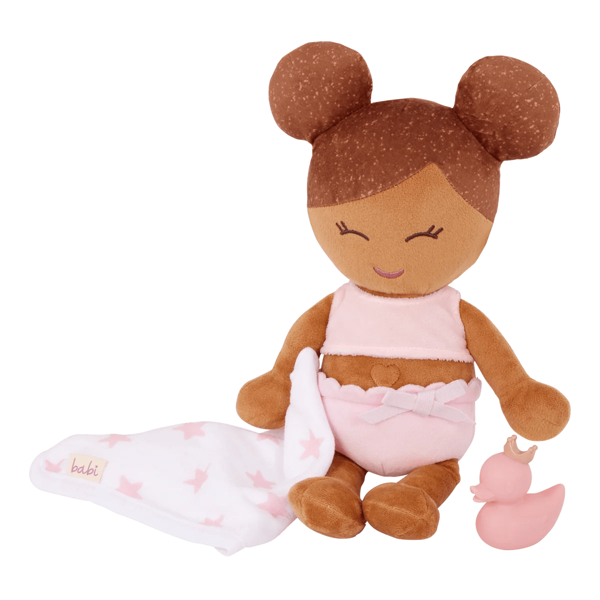 LullaBaby - LullaBaby - Zachte Badpop met Accessoire – Meisje - Playlaan