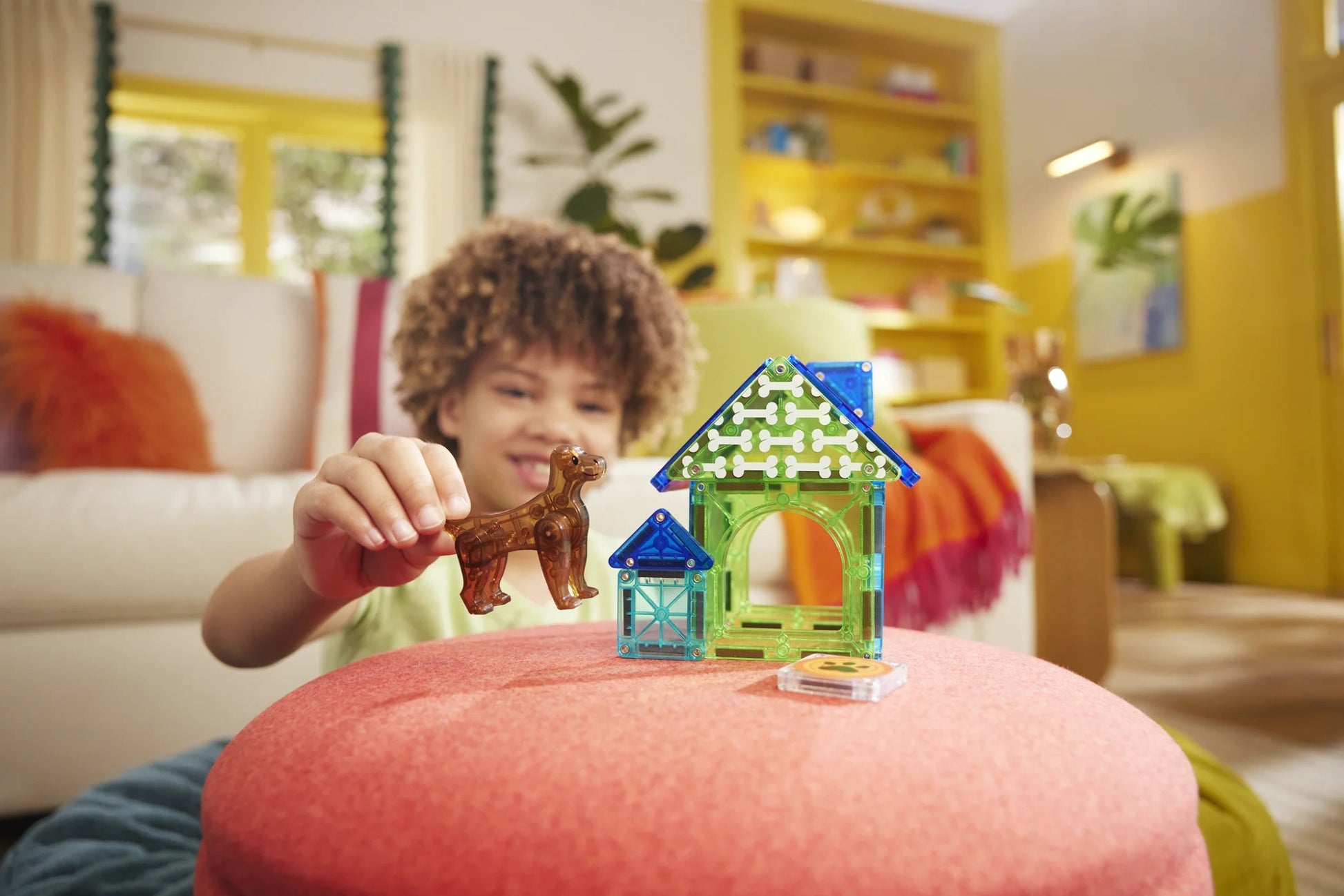 Magna - Tiles - Magna - Tiles Dog house 13 - delig Set - Playlaan