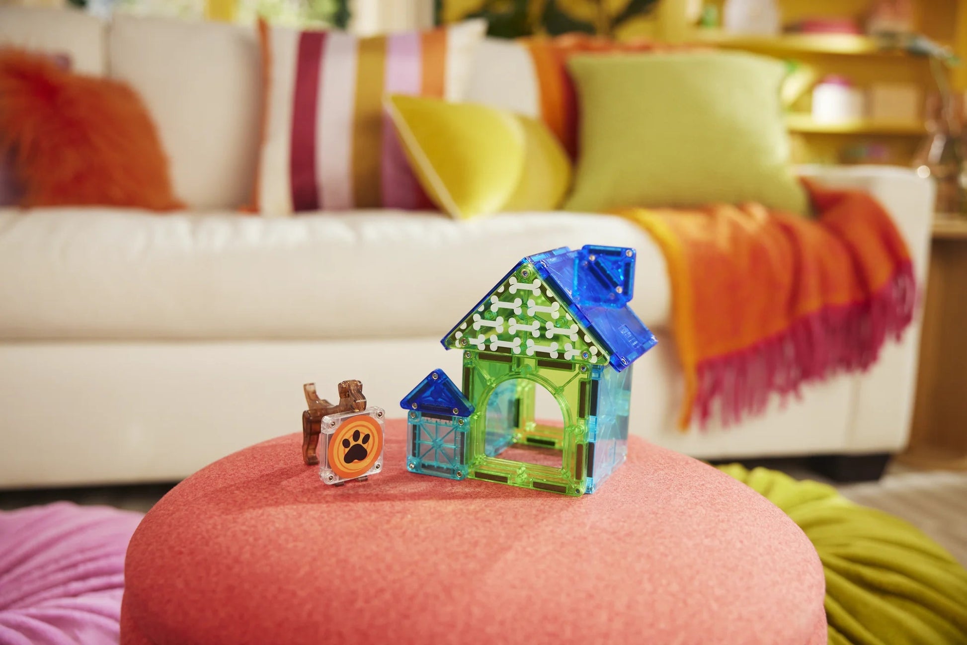 Magna - Tiles - Magna - Tiles Dog house 13 - delig Set - Playlaan
