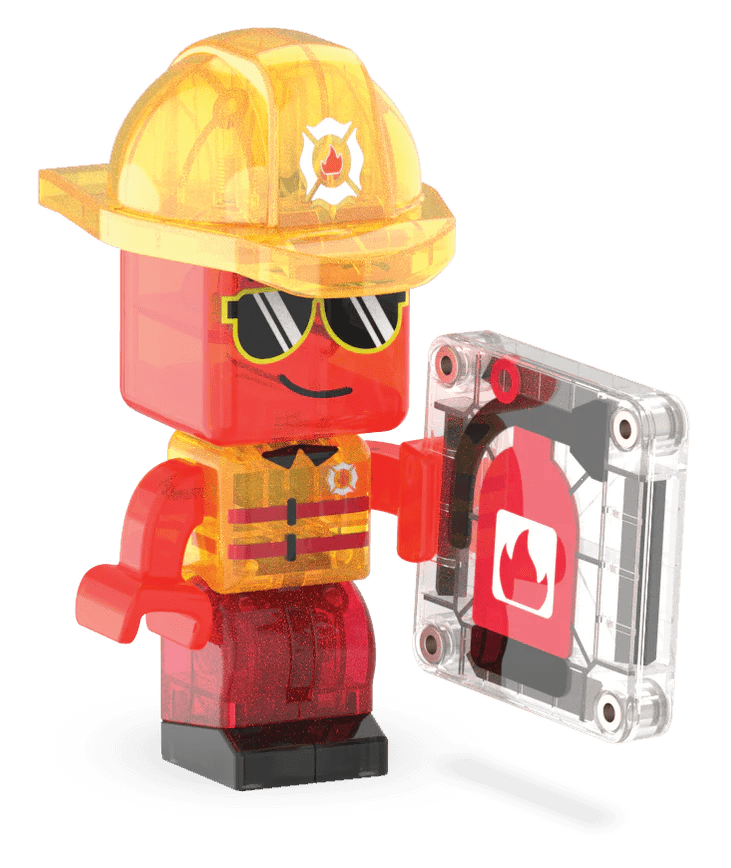 Magna - Tiles - Magna - Tiles Fire Rescue 27 - delig Set - Playlaan